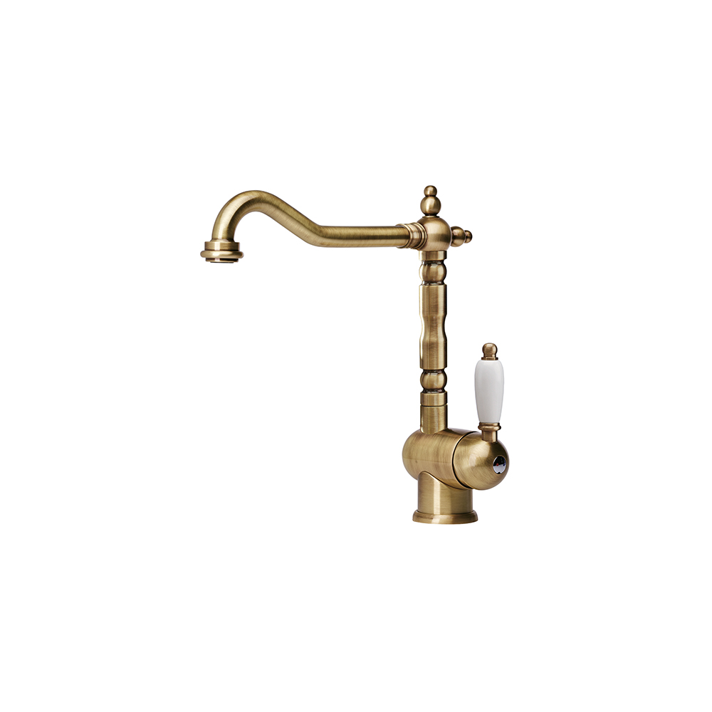 Franke Old England egykaros mosogató csaptelep,bronz,115.0028.205