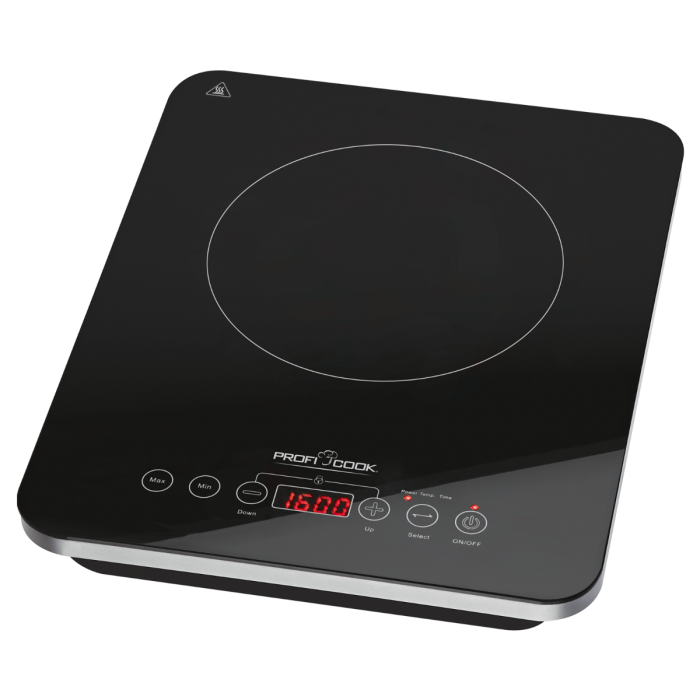 ProfiCook PC-EKI 1062 indukciós egylapos főzőlap 2000W, fekete/ezüst 