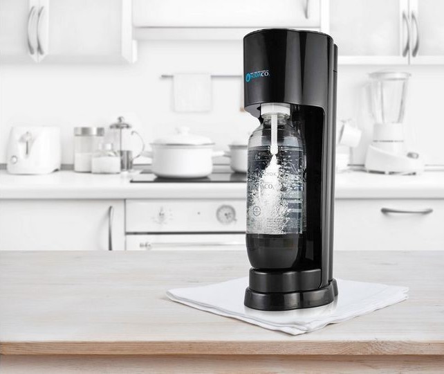 SodaCo R100B Royal fekete szódagép+1 szénsavasító palack