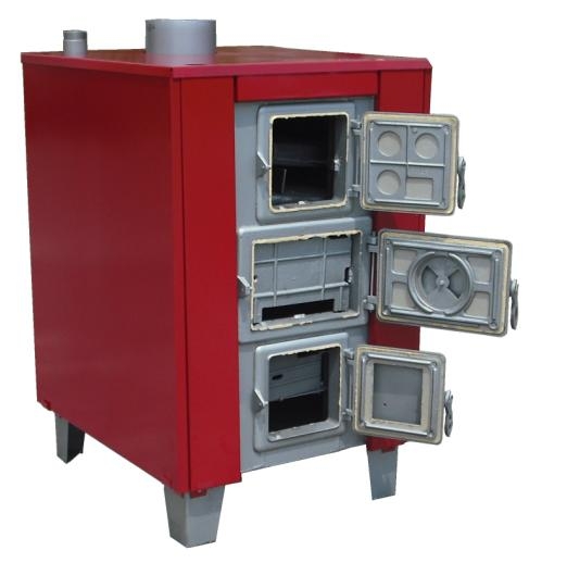 Totya DT42A nagy ajtós kazán 52kw