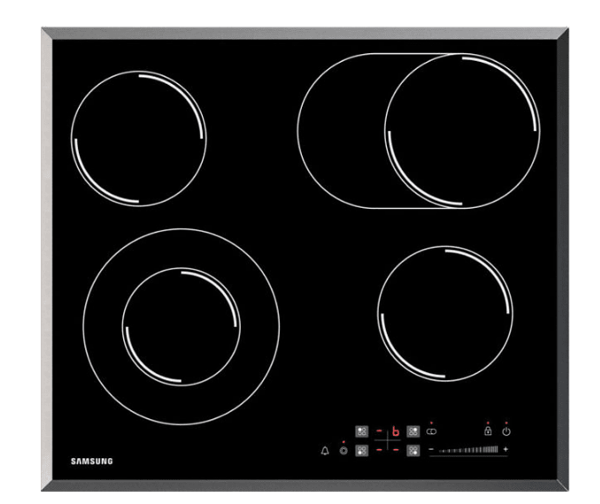 Samsung CTR164NC01/XEO beépíthető kerámialap, 5.5x50.5x57.5 cm, fekete 