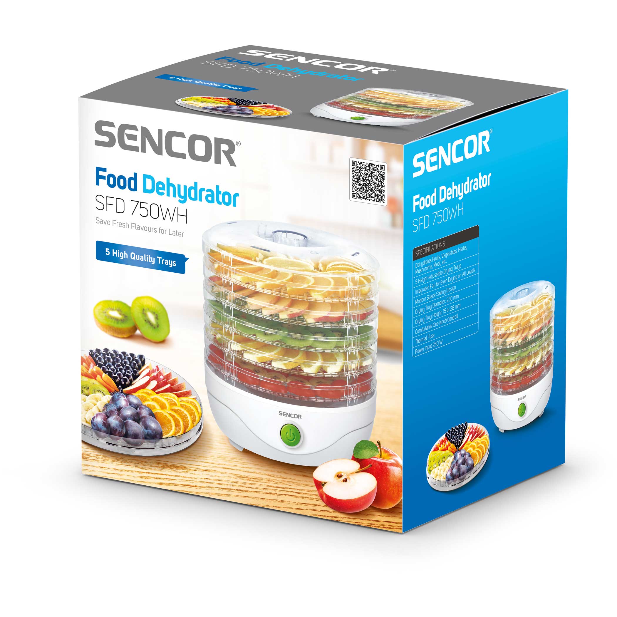 Sencor SFD750WH Gyümölcsaszaló