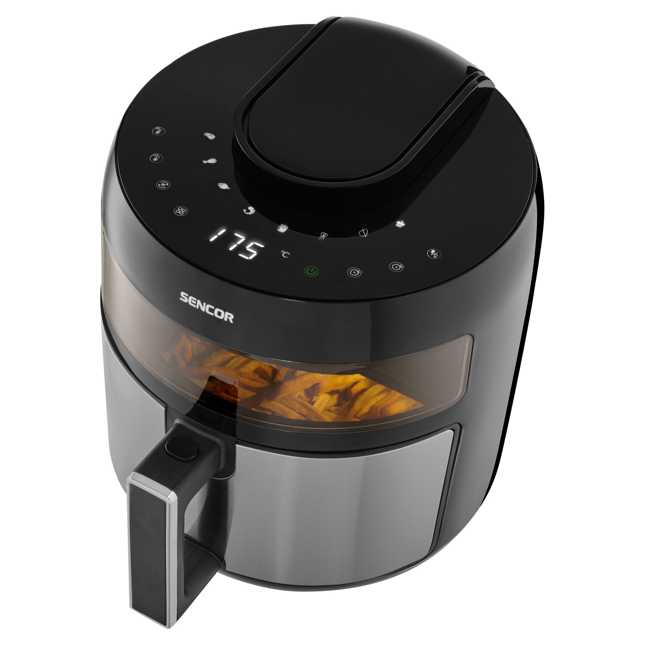 Sencor SFR5010BK forrólevegős fritőz 5l