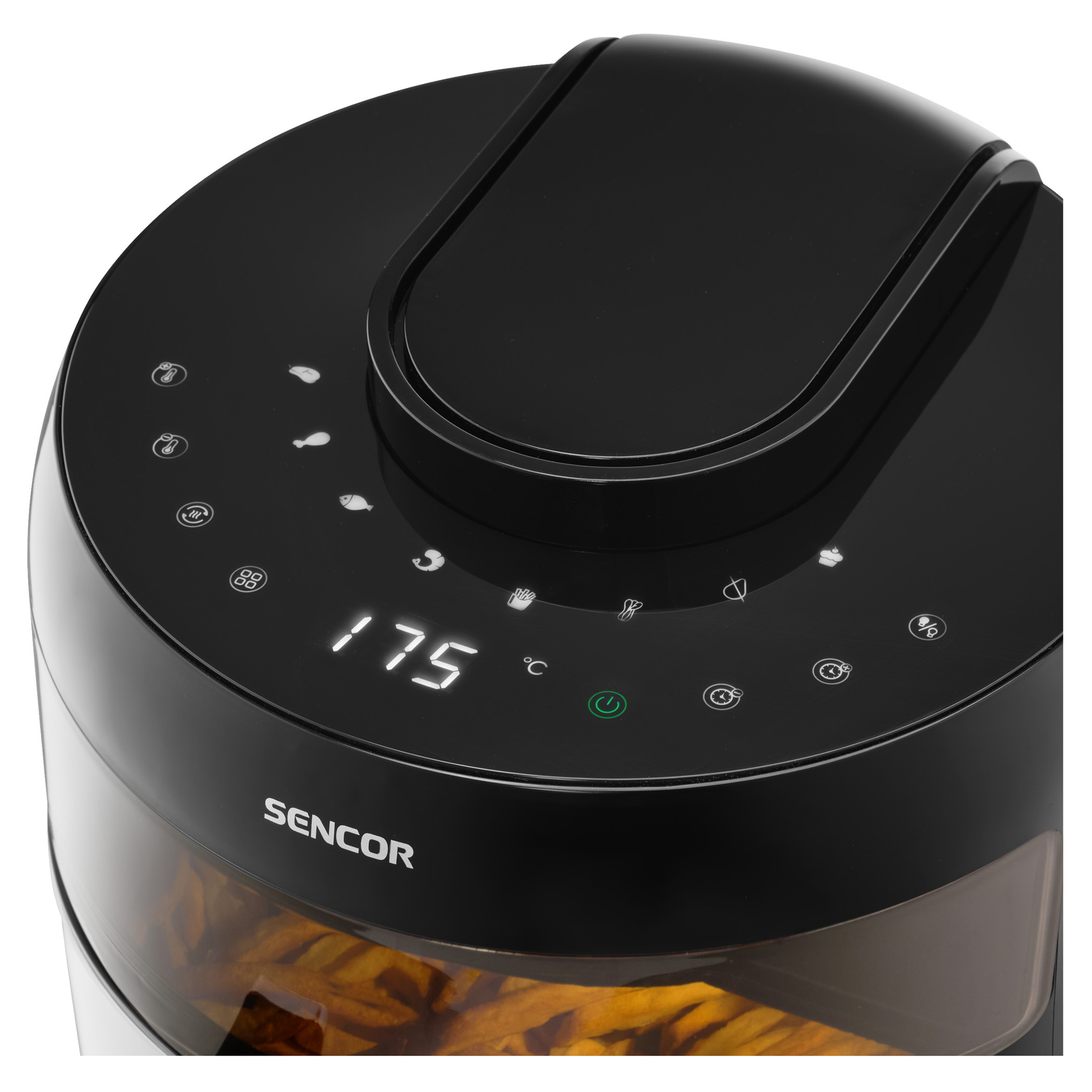 Sencor SFR5010BK forrólevegős fritőz 5l