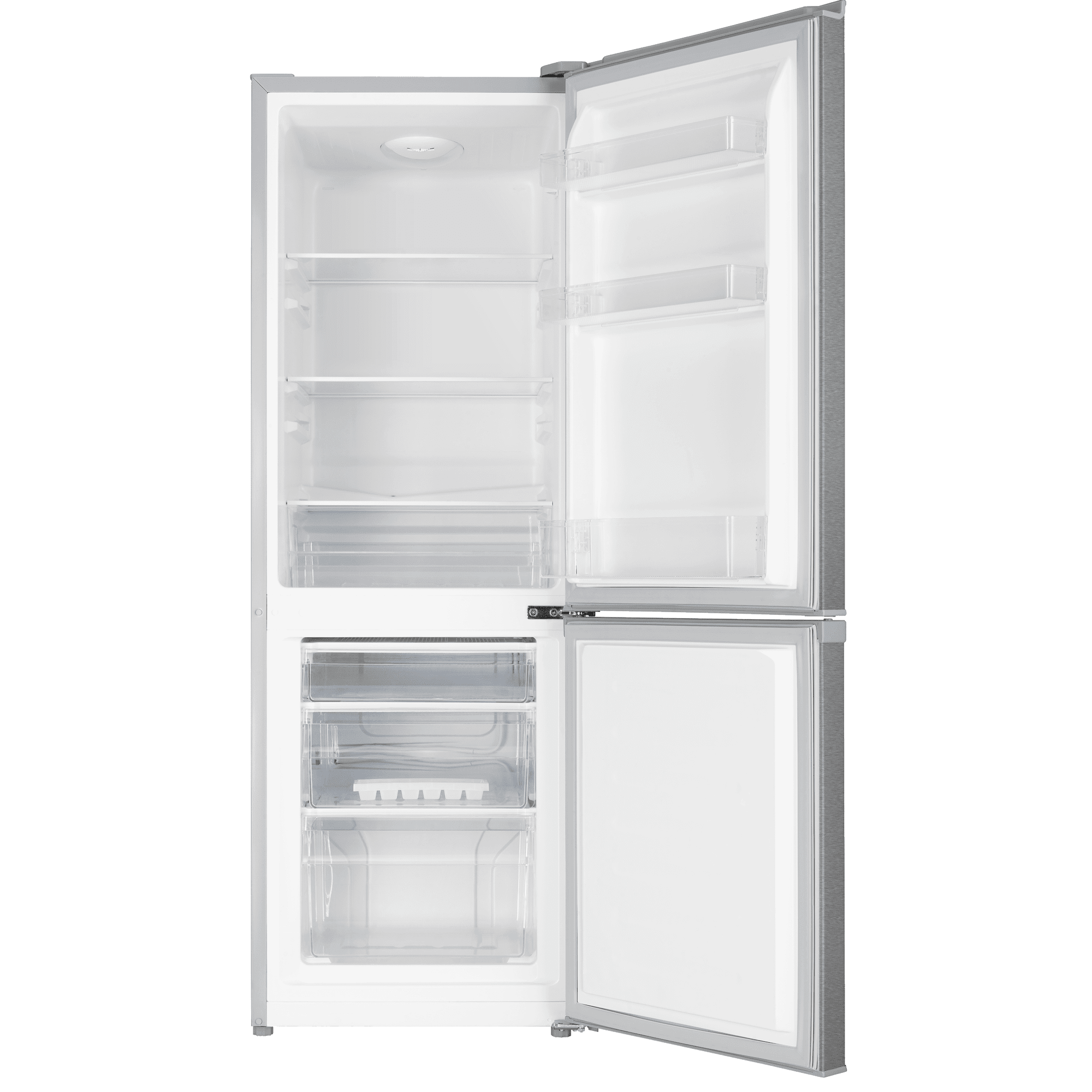 Gorenje RK14EPS4 alulfagyasztós kombinált hűtőszekrény 122/53L, 143x49,5x56,2cm, ezüst szín 