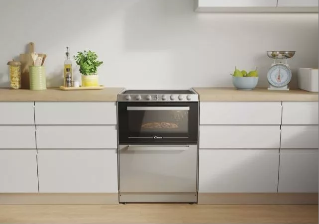 Candy TRIOVXNT/1 minikonyha elektromos sütő, kerámia főzőlap, mosogatógép inox