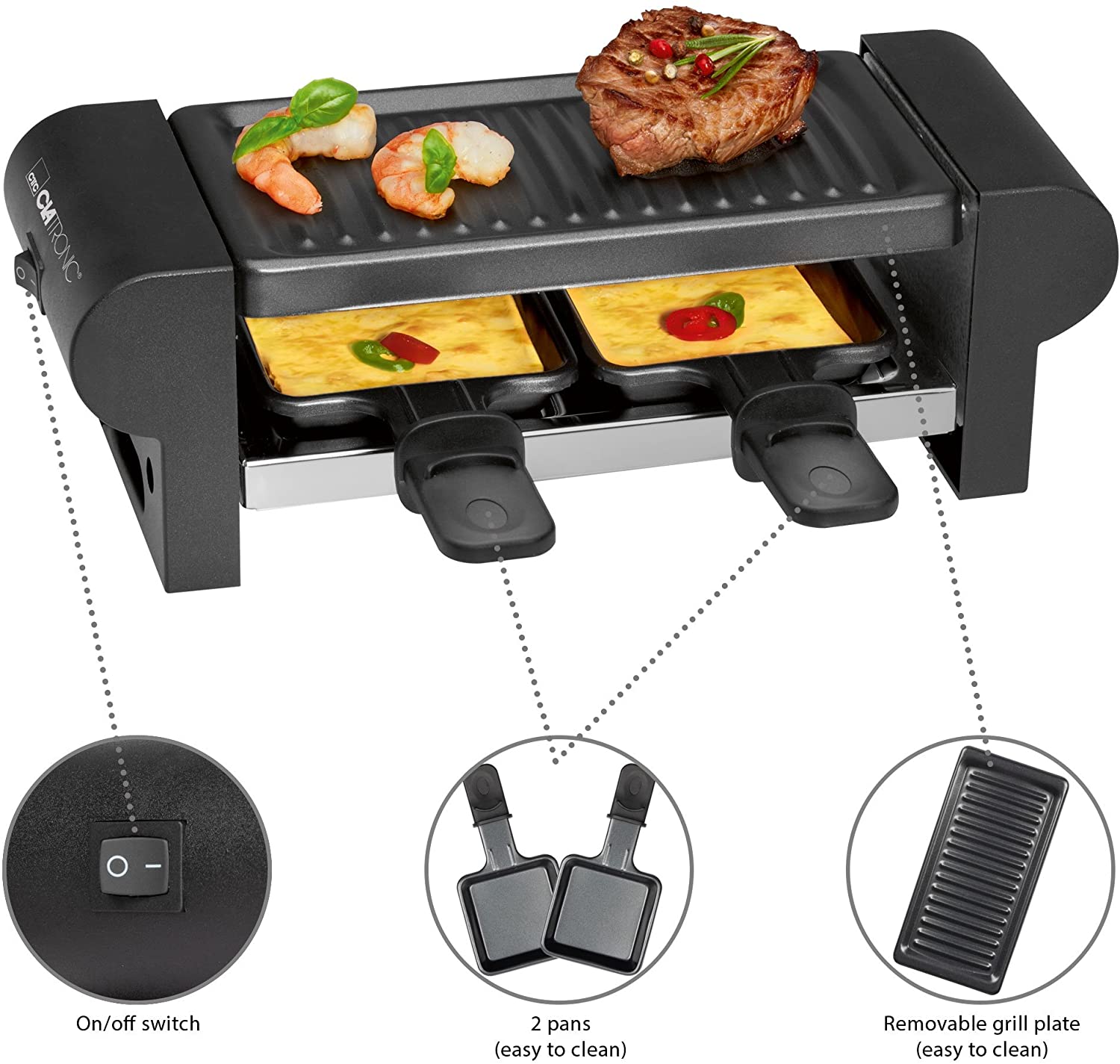 Clatronic RG 3592 raclette grill RG3592
