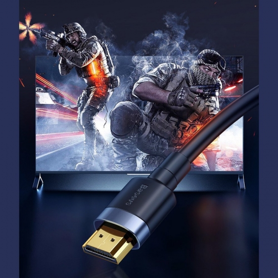 Baseus CADKLF-E01 HDMI 2.0 kábel 4k, 3D 1m