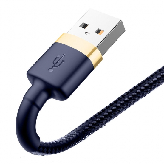Baseus Cafule lightning töltőkábel 2,4A, 1 méter – kék CALKLF-BV3