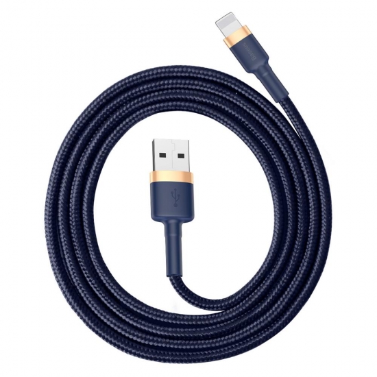 Baseus Cafule lightning töltőkábel 2,4A, 1 méter – kék CALKLF-BV3