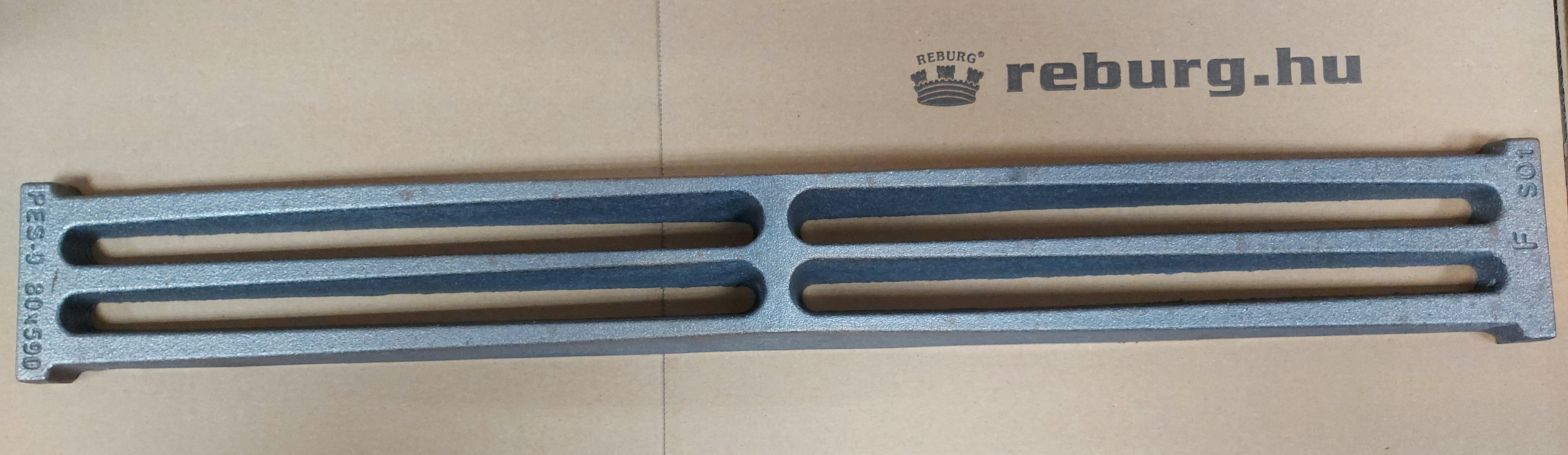 Kazánrostély PES-9 590x75x40 mm