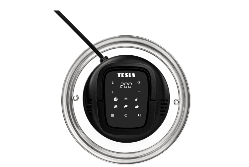 Tesla AirCook Q10 multifunkciós fedő forrólevegős főzéshez 