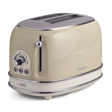 Ariete 155 BG Vintage 2 szeletes kenyérpirító, pasztell bézs színű