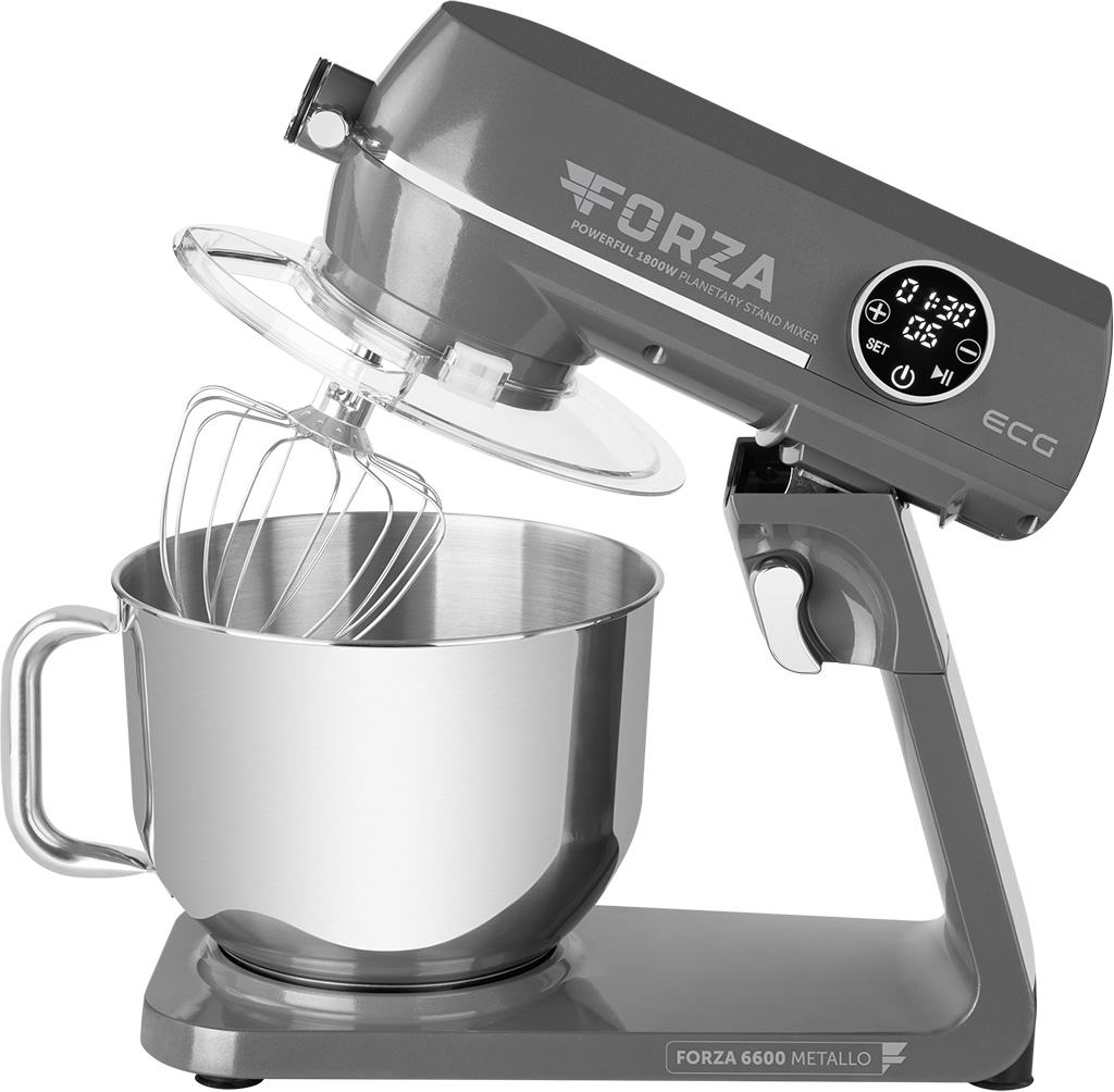 ECG FORZA 6600 Metallo Scuro konyhai robotgép,1800W, sötét szürke