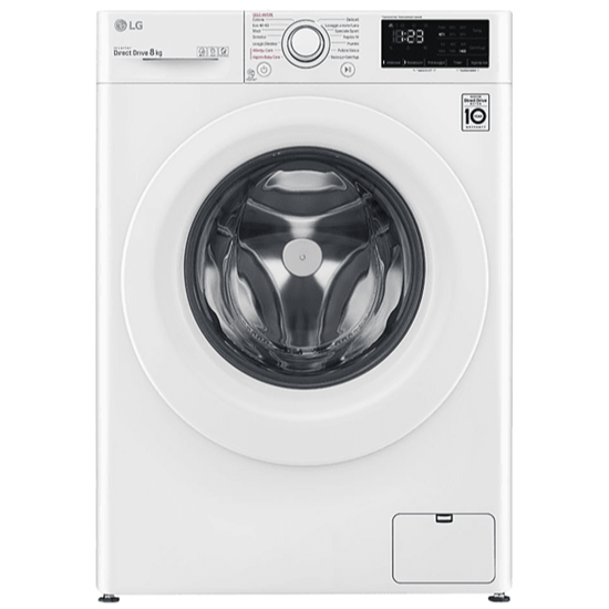 LG F4WV308S3U elöltöltős mosógép gőz funkcióval, 8kg ruhatöltettel 60x56.5x85 cm