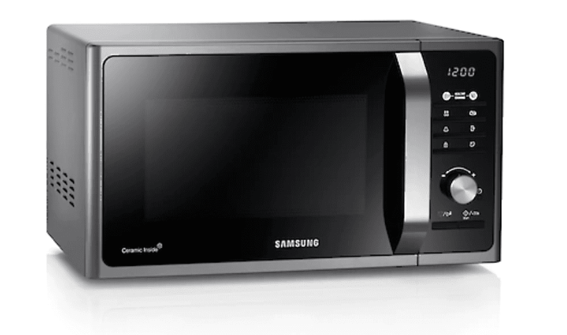 Samsung MG23F301TAS/EO mikrohullámú sütő, digitális, ezüst/fekete, 800W