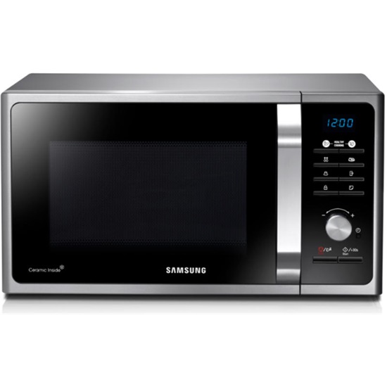 Samsung MG23F301TAS/EO mikrohullámú sütő, digitális, ezüst/fekete, 800W