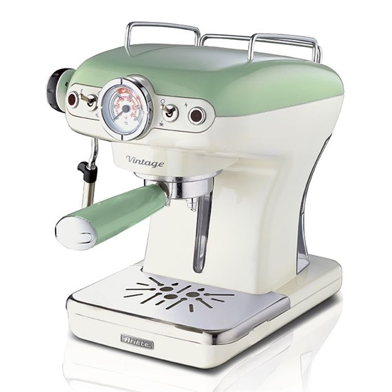 Ariete 1389.GR Vintage Espresso kávéfőző 900W, pasztell/króm díszitéssel 