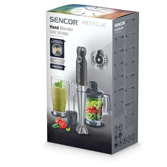 Sencor SHB5608BK botmixer 4 az 1-ben 