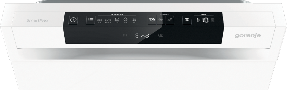 Gorenje GS541D10W mosogatógép, 3 kosár, 11 teríték, inverter motor, automatikus ajtónyitás, 44.8x60x84.5 cm