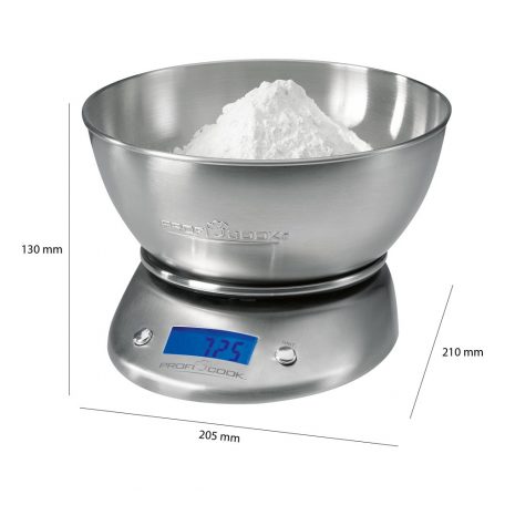 ProfiCook PC-KW 1040 inox tálas konyhamérleg