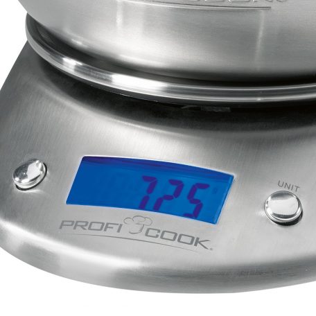ProfiCook PC-KW 1040 inox tálas konyhamérleg