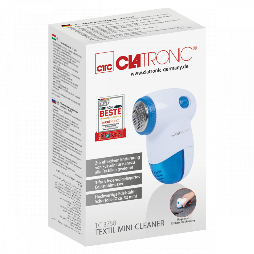 Clatronic TC 3758 Textil borotva boholytalanító TC3758
