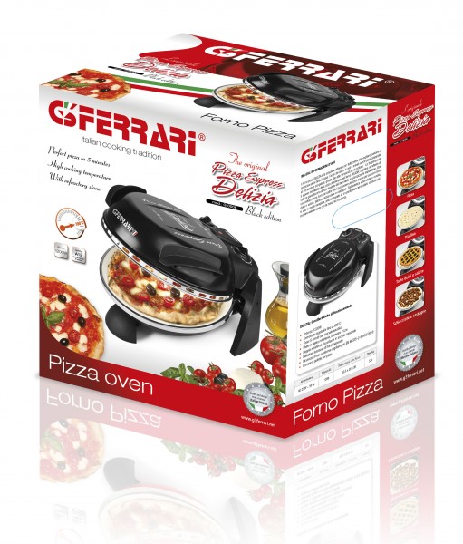 G3 Ferrari G10006 evo elektromos pizzasütő fekete