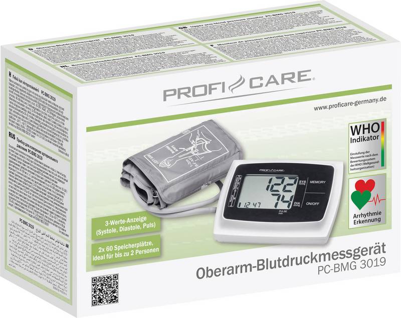 ProfiCare PC-BMG 3019 vérnyomásmérő felkaros