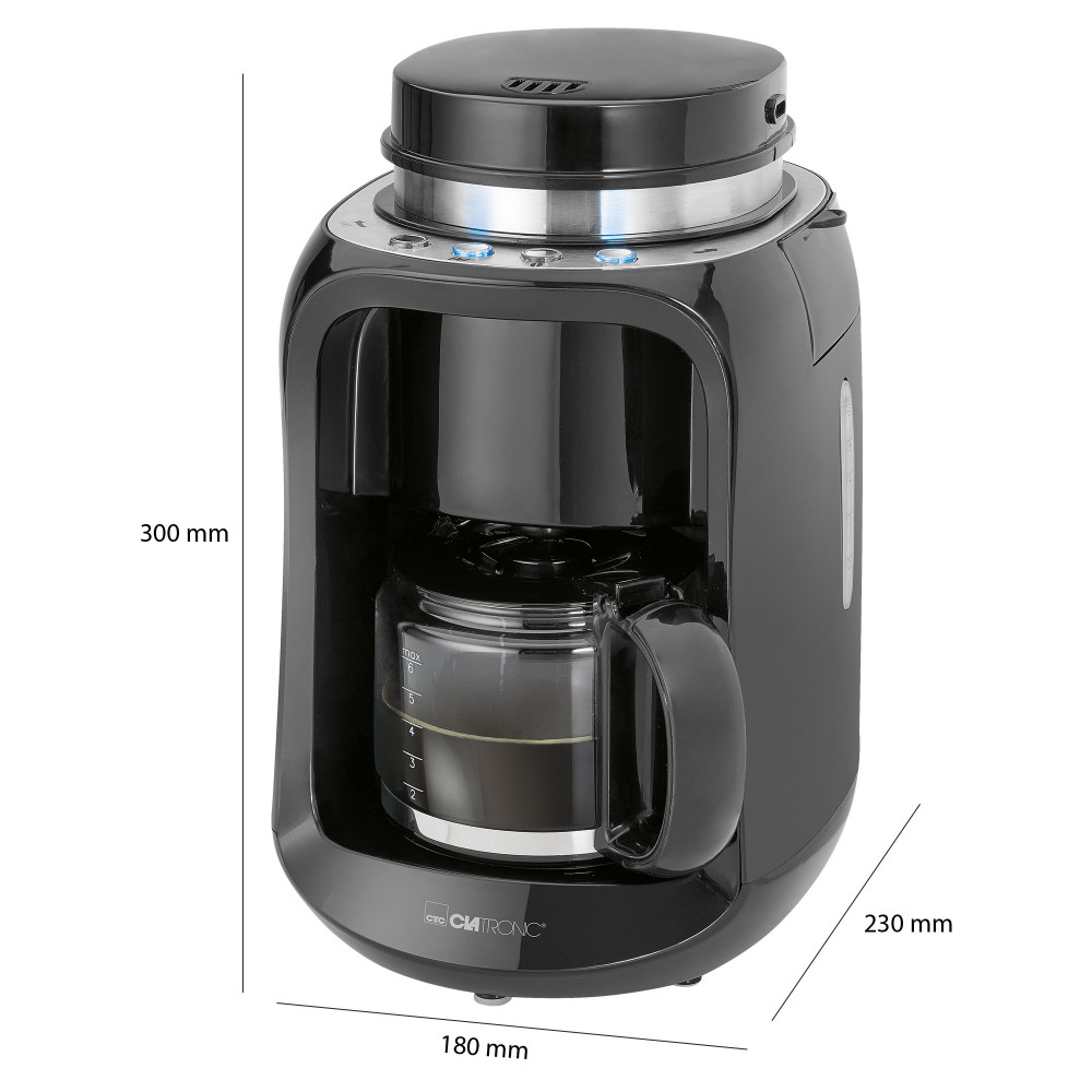 Clatronic KA 3701 kávéfőző darálóval KA3701