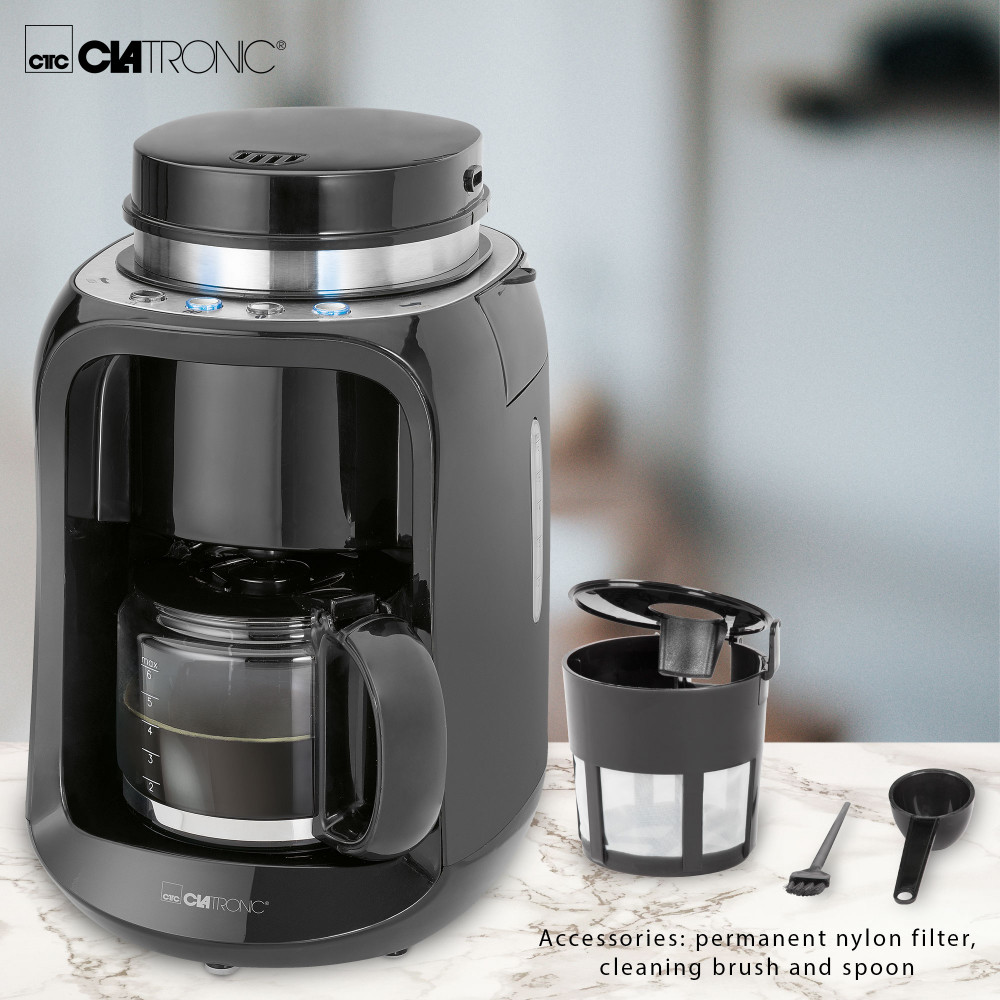 Clatronic KA 3701 kávéfőző darálóval KA3701