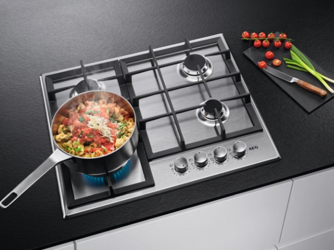 AEG HGB64420SM beépíthető gáz főzőlap