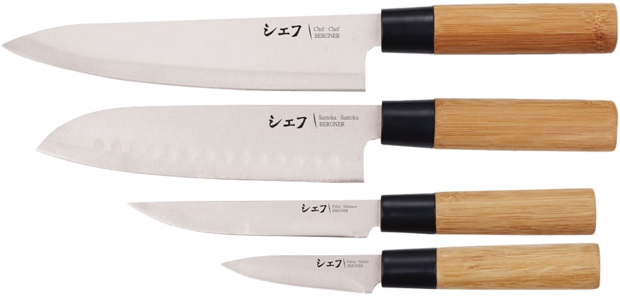 Bergner BG8940 késkészlet 4 részes BG-8940