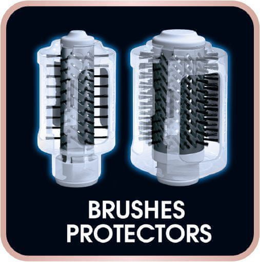 Rowenta CF9540 Brush Active Premium forgókefés hajformázó 1000W, dupla ion, 50 és 40mm kefe, 2 az 1-ben: formáz és szárít egyidejűleg, 2 forgási irány