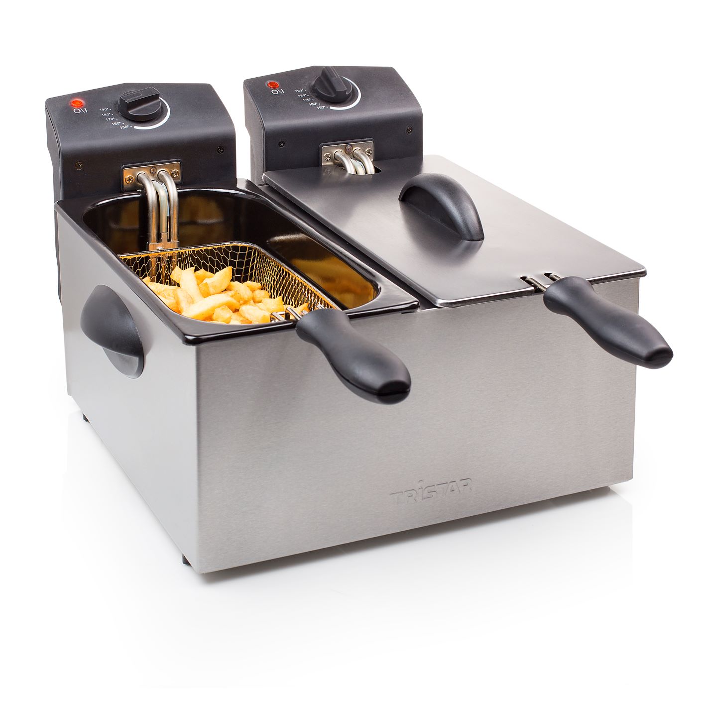 Tristar FR-6937 dupla olajsütő FR6937 2X3 liter 2X1800W