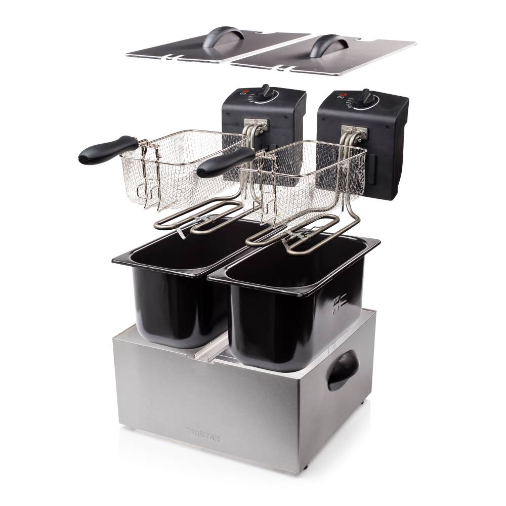 Tristar FR-6937 dupla olajsütő FR6937 2X3 liter 2X1800W