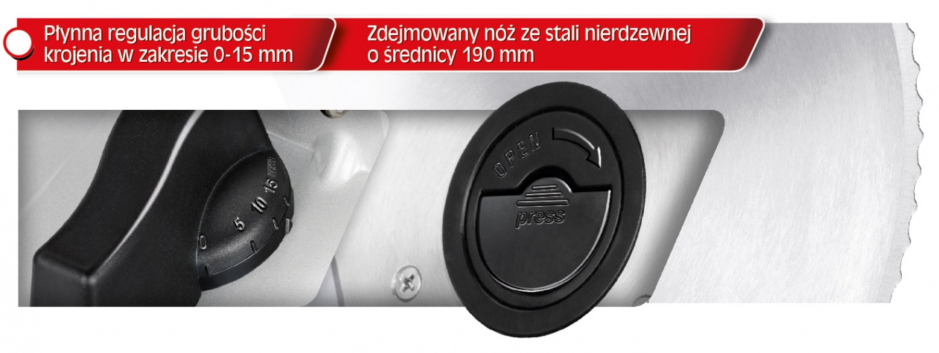 MPM MKR-04 fémházas szeletelőgép 150W