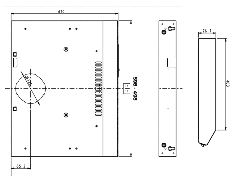 Amica OSE6111W fehér hagyományos 60cm elszívó