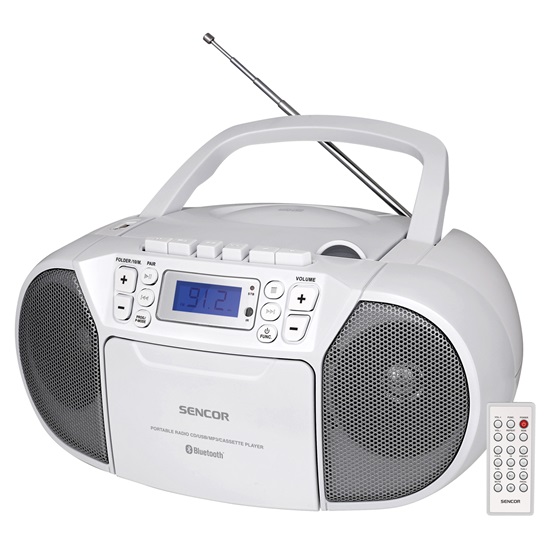 Sencor SPT3907W CD-s rádiós magnó USB Bluetooth távvezérlő SPT 3907W