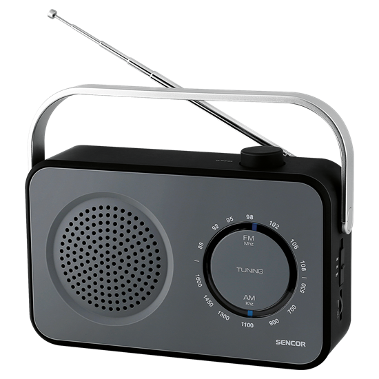 Sencor SRD2100B hordozható FM / AM rádió
