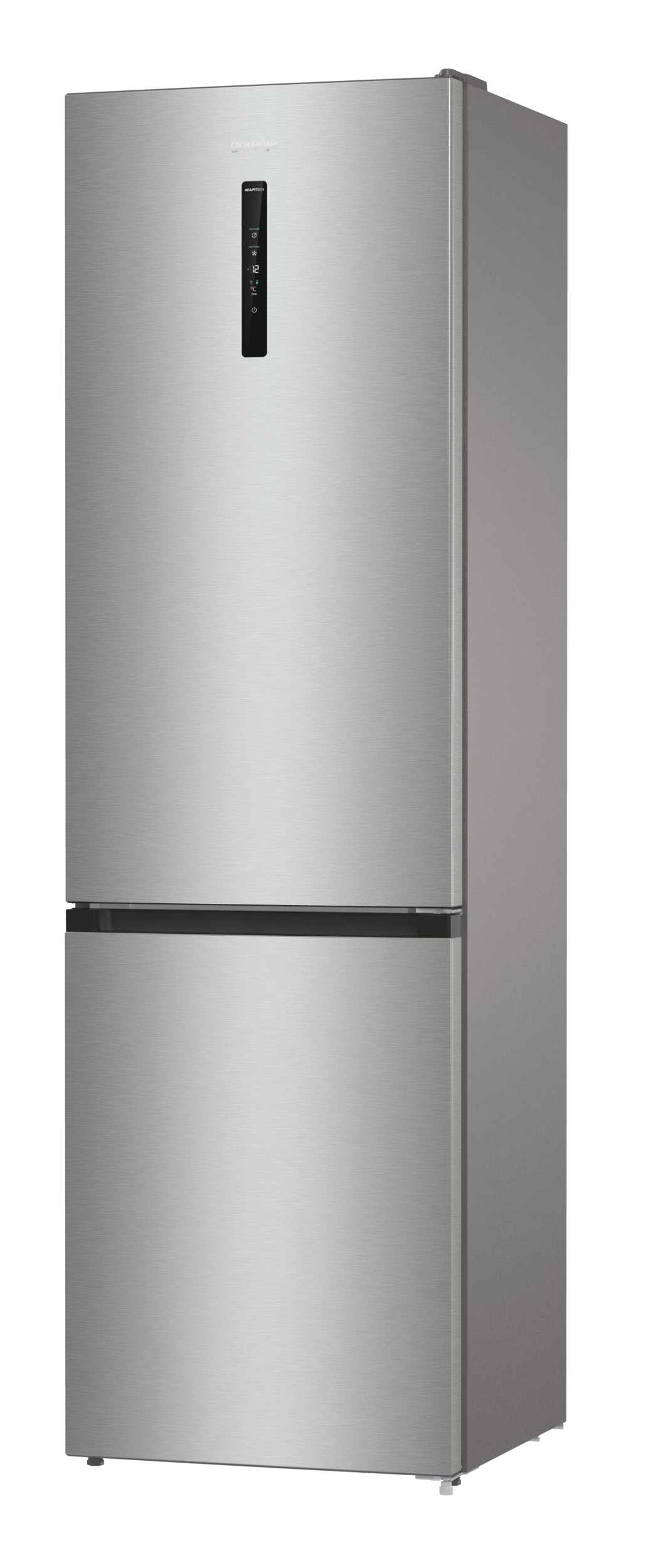 Gorenje NRK6202AXL4 No Frost inox kombinált hűtőszekrény, 235/96L, 60x59.2x200 cm