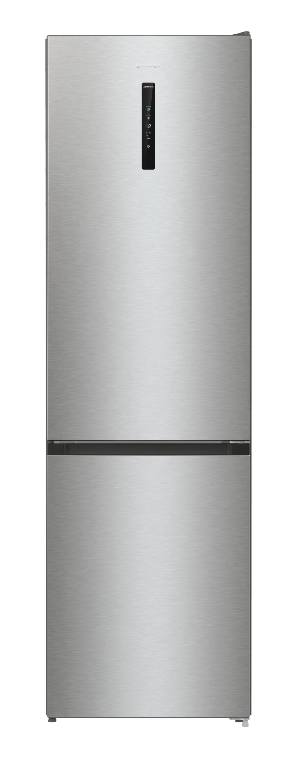 Gorenje NRK6202AXL4 No Frost inox kombinált hűtőszekrény, 235/96L, 60x59.2x200 cm