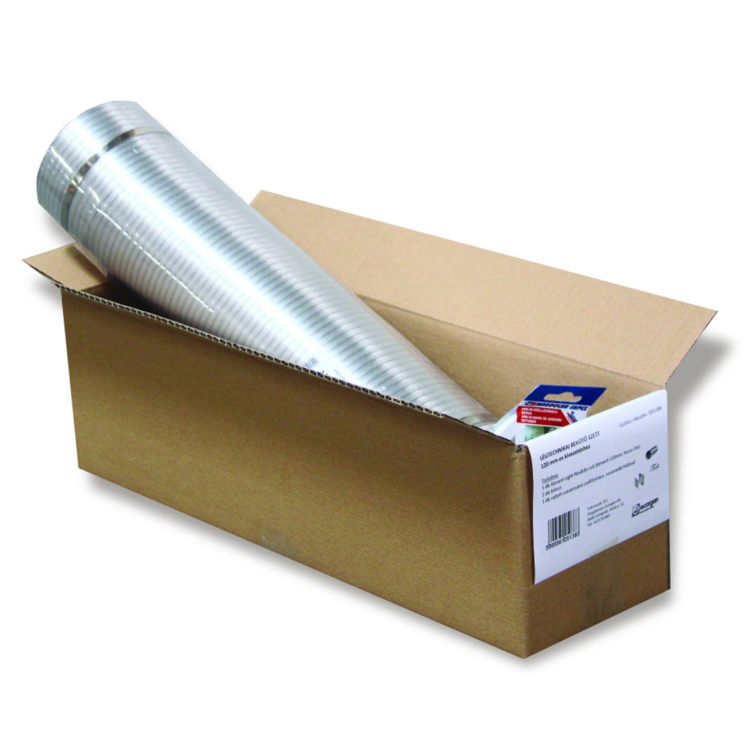 Ecorgan 105138K légtechnikai bekötő szett 120 mm