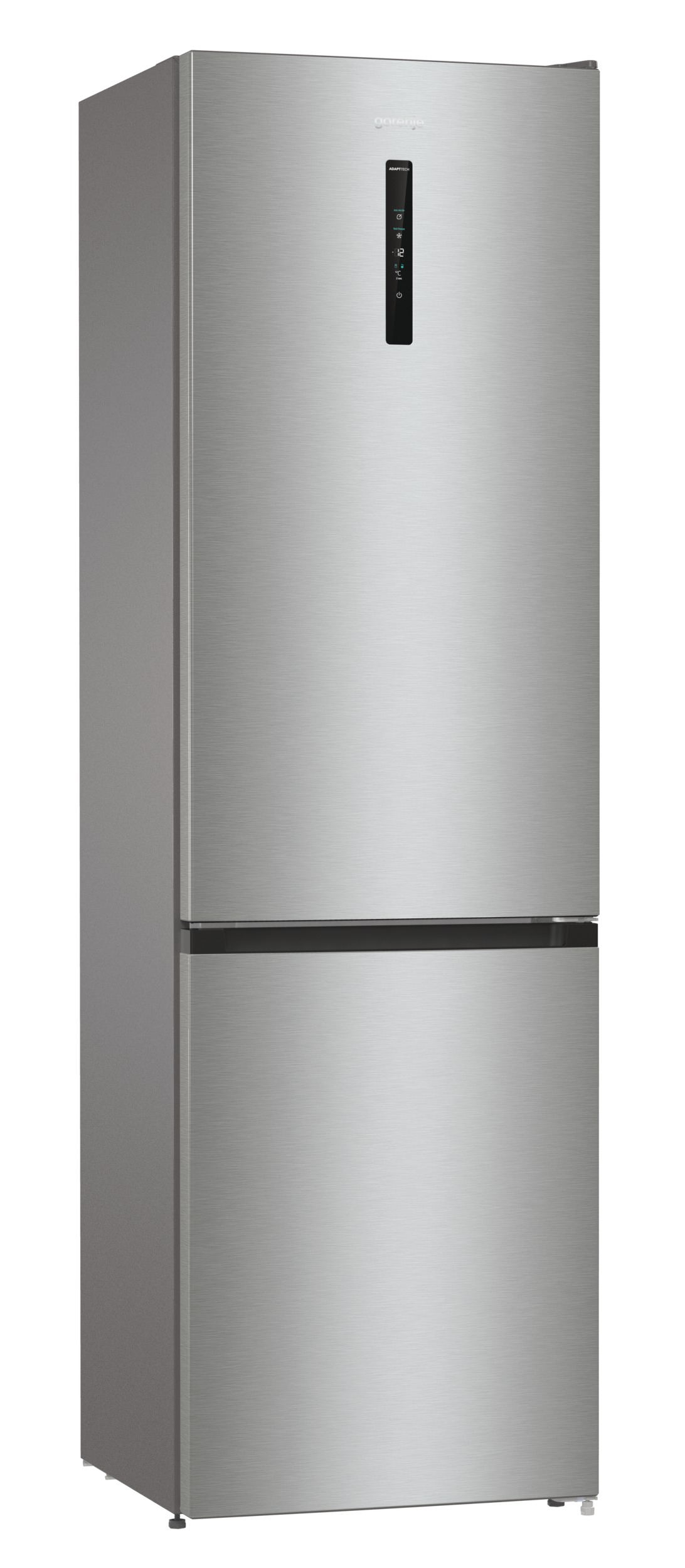 Gorenje NRK6202AXL4 No Frost inox kombinált hűtőszekrény, 235/96L, 60x59.2x200 cm