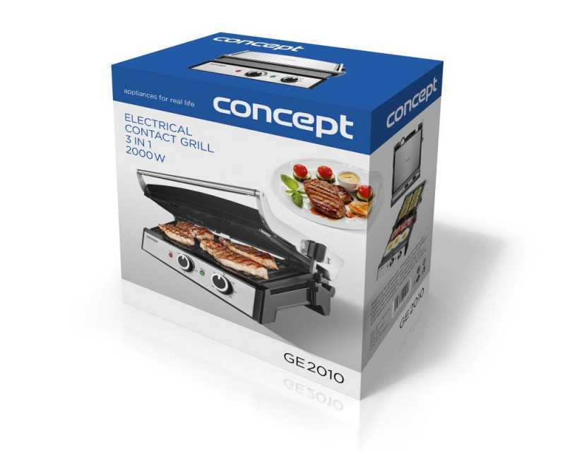 Concept GE2010 Kontakt grill 3 in 1