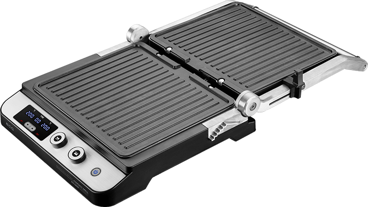 ECG KG 1000 gourmet kontaktgrill KG1000 2 független termosztáttal