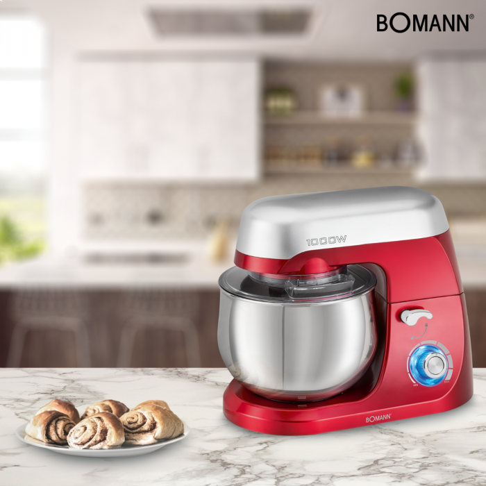 Bomann KM 6009 CB piros konyhai robotgép 1000W