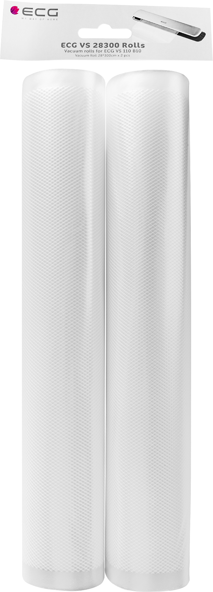 Fólia Vákuumos fólia 28X300 cm 2db fóliahegeszőkhöz ECG VS28300 ECG VS 110 B10