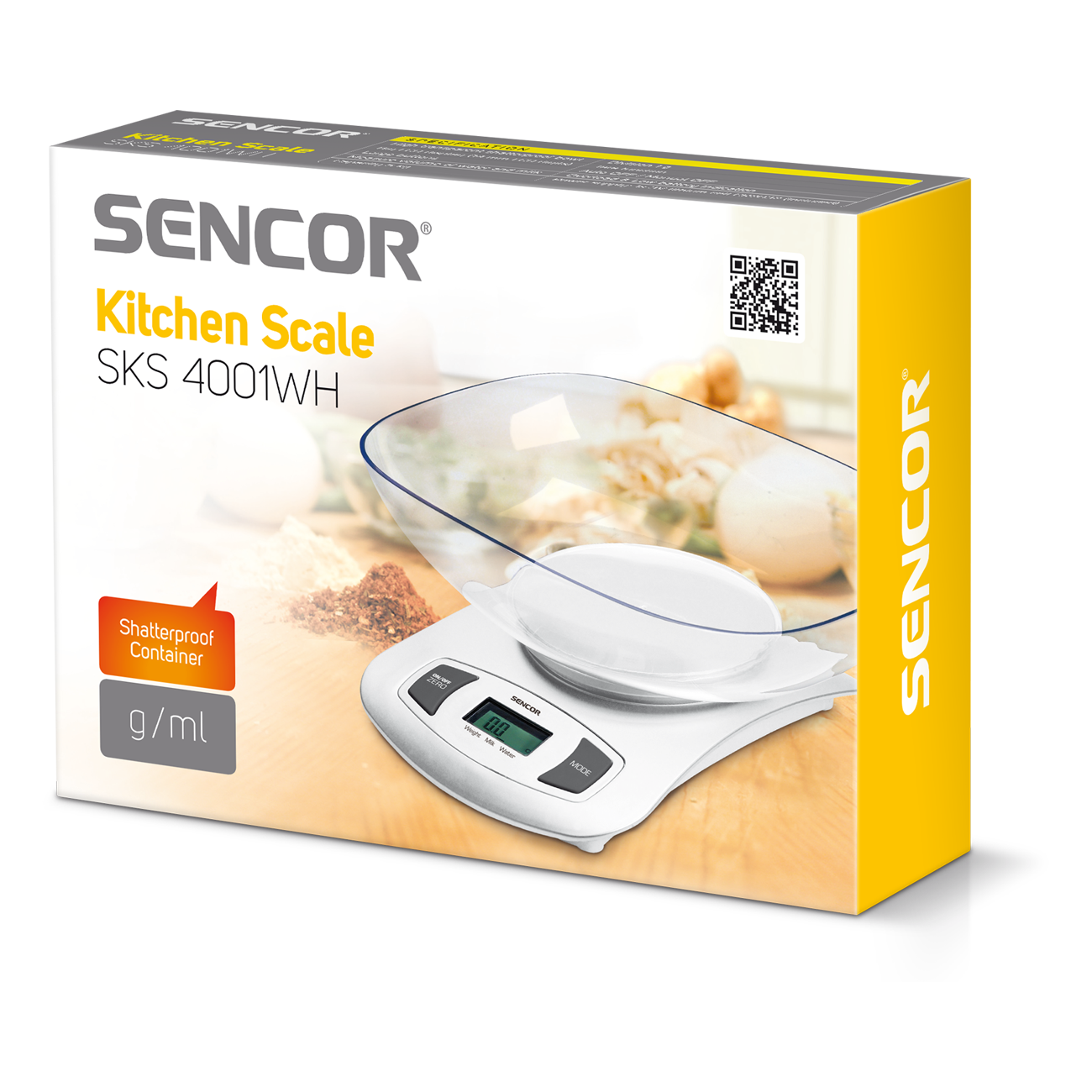 Sencor SKS 4001WH konyhai mérleg