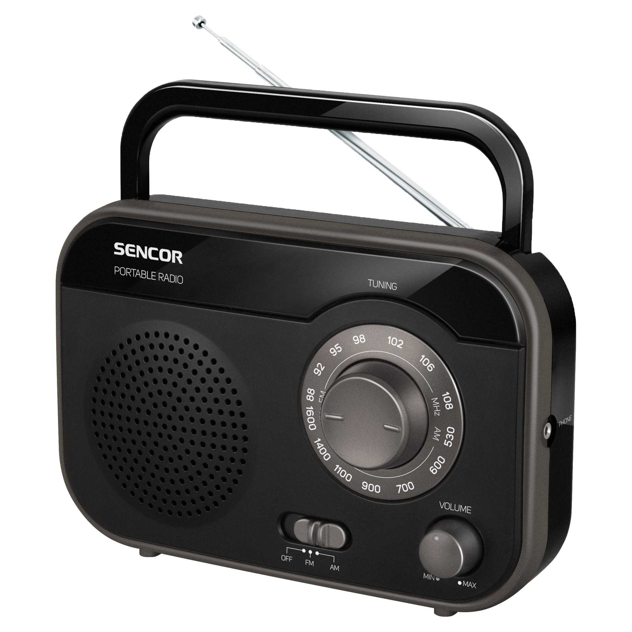 Sencor SRD210B táskarádió